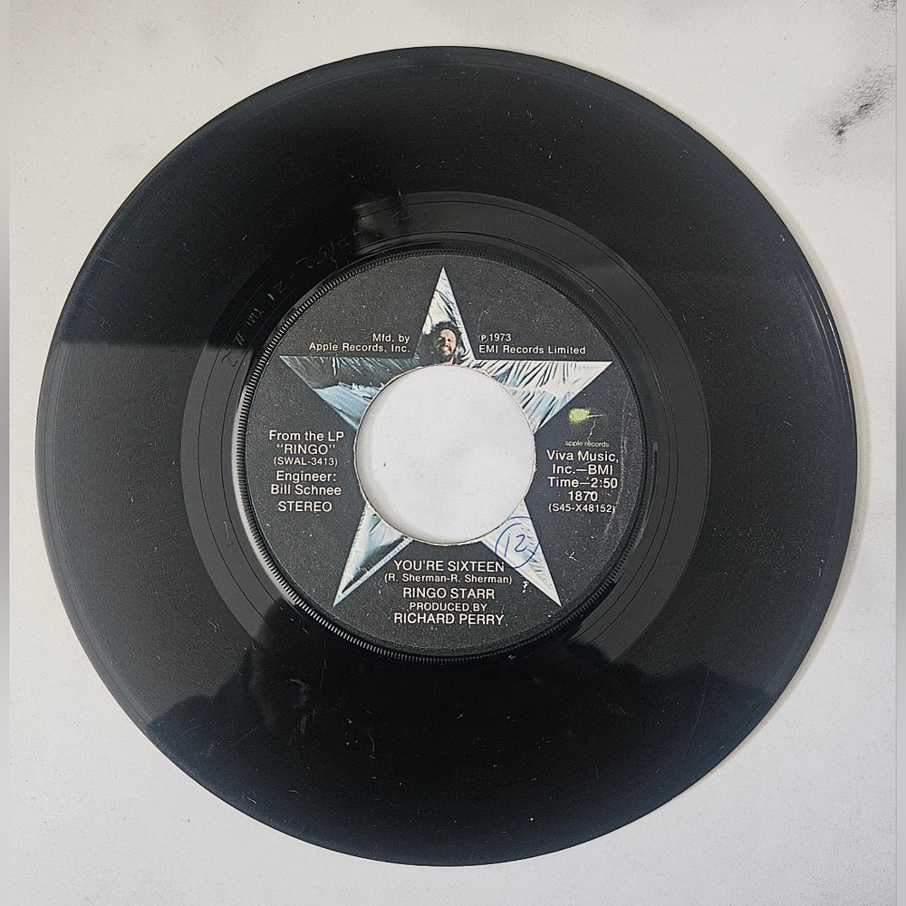 Ringo Starr 45 Vinyl Record